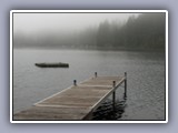 dock in fog