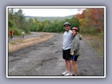 biking on old turnpike road