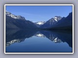 glacier park mountain reflection