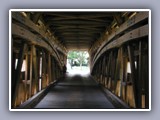 inside covered bridge