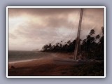 lanikai sunrise with boat-painting