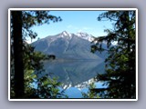 glacier NP mountain reflection