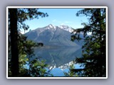 glacier NP mountain reflection