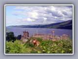 castle ruins on loch ness